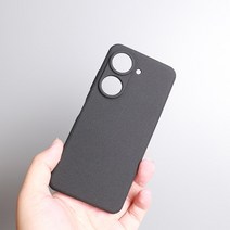 ASUS Zenfone 9 9Z 8 7 Pro 6 6Z 케이스 모래 매트 소프트 실리콘 전체 보호 카메라 낙하 방지 미끄럼 커, 02 for Zenfone 8, 01 Black