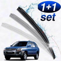 PGM1*^몰뉴스포티지 와이퍼 600mm400mm 세트 자동차용품 교체 차량유리 하이브리드 고급 교체용 간편 앞유리 스포일러^*1췤pgm