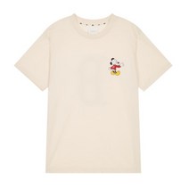 MLB X DISNEY 액션 반팔 티셔츠 31TSK2031 아이보리(43I)
