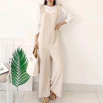 퍼니걸스 프릴 루즈핏 롱 점프수트_3148