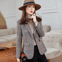 헤링본자켓 비지니스 여성 콤비 자켓 코트 헤링본 트위드 하객 정장