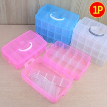 (SENSEALL필품)십자수 실 정리함 중, 색상, 투명