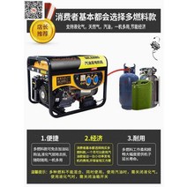 소형 가솔린 발전기 자동 휴대용 삼상 0V380v 야외 가정용 디젤 마이크로 3kw, [11] 사일런트 5500W 전기 시작 불타는 증기 2