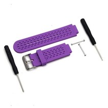 MOTONG Garmin 가민 Approach S2 / S4 GPS 골프 시계용 교체 실리콘 스트랩 (실리콘 블랙) 267353, Purple