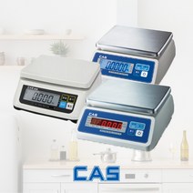 ( 어댑터 포함 ) 카스 가정용 주방 방수 충전식 전자 저울 SW-II 시리즈 3kg 6kg 15kg 30kg, [건전지타입/일반형]SWII-3CS(3kg/1g)