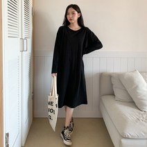몽땅겟 국내산 여성 원피스 잠옷 빅사이즈 여름 임산부 캐쥬얼 홈웨어 무지 오버핏 원피스