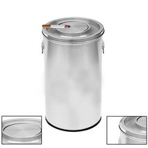 업소용 스탠드 재떨이 쓰레기통 흡연실 스윙 스텐, 스텐재털이-350_680