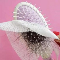 빗청소 브러쉬 머리빗 클리닝 시트(50매입) DD-12221