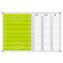 축구 작전판 900x600 스포츠 동호회 축구 칠판 주문제작 화이트보드 도안칠판, 일반형