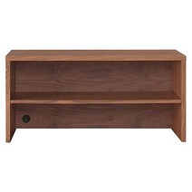 무인 양품 스태킹 캐비닛・폭 82.5 cm・추가 세트・월 너트재 폭 82.5×안길이 39.5×높이 40 cm 38917984