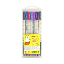 (동아) 미피 유성볼펜 0.7mm 7색세트 미피볼펜