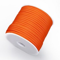 자일로프 클라이밍 등산 로프 550 밀리터리 M/100M 7 코어 파라코드 로프 4mm 야외 폴리 에스터 낙하산 코, 10 주황색_01 30M