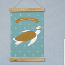 pk650-우드스크롤_40CmX60Cm-바다의모든것일러스트2, 타입2아이콘1