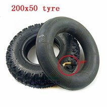 전동킥보드 배터리 타이어 전기 스쿠터 전기 가스 스쿠터 산악 스쿠터 및 휠체어용 200x50 및 튜브 공압 휠 오프로드, 튜브와 타이어