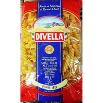 푸실리 40번 디벨라 영인 500g X 24개 대용량 업소용 파스타면, 500g * 24개