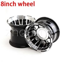 오토바이 휠 림 스티커 용 인치 허브 알루미늄 타이어 진공 고 카트 륜, 88mm front rim