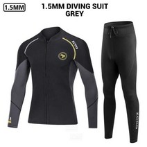 해녀복 해남복 스쿠버 다이빙 슈트 잠수복 네오프렌 수중 카이트 스피어피싱 자켓 바지, MT201 BK Wetsuit Men+XL 70-80K