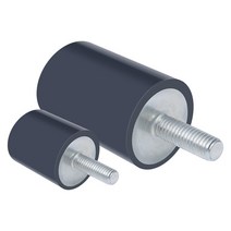 [JS] M3 수-암 나사 고무 충격 흡수기 크래시 패드 댐퍼 보빈 마운트 아이솔레이터 자동차 용, 17 25x20mm M6x18mm 1Pcs