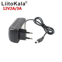 LiitoKala-암 커넥터 DC 12V 2A 3A 전원 어댑터 5.5x2.1mm AC 110V 220V 조명 변압기 LED 스트립 CCTV 라우터, EU, [02] 12V 3A adapter