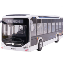 버스 대형 장난감 합금 모델 소년 어린이 자동차 선물 모형, A 대형 버스  흑백