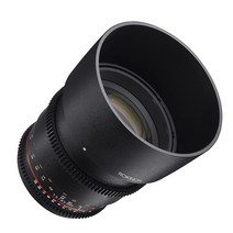 Rokinon Cine DS DS85M-NEX 85mm T15 AS IF UMC 풀 프레임 시네 렌즈 소니 E 마운트 거치대용, Sony EROKINON