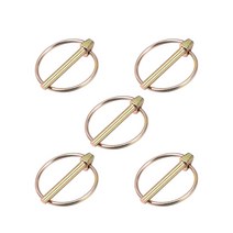 트랙터 의자 부품 Uxcell 링이 있는 5Pcs 린치 핀 보트 트레일러 트랙터 맞춤 용 5x40mm 6x45mm 8x50mm 구, 01 4.5mmx38mm