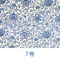 도자기전사지 색종이 도자기용전사지 세라믹 유약 파란색과 흰색 데칼 고온 종이 diy 그린 도구 점토, 아니. 7