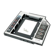 CD/DVD-ROM 광학 베이 용 범용 컴퓨터 SATA 2nd HDD SSD 하드 드라이브 캐디