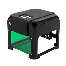 3000MW 미니 CNC 기계 데스크탑 레이저 조각사 3W 조각 DIY 프린터 커터 목공 프로 MACHIN, CHINA|black|UK Plug