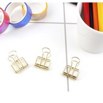 폴라로이드사진꾸미기 메탈 책 고정 포토 벽에 사진 걸이 집게 클립, 단일