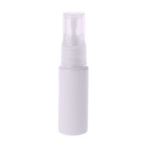 20ml 미니 플라스틱 리필 가능한 프레스 펌프 스프레이 스프레이 병 빈 액체 용기 향수 분무기 여행, 흰색 + 투명 노즐