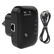 와이파이 증폭기 공유기 인터넷 리피터 300Mbps 앰프 802.11N/B/G 부스터 범위 확장기 액세스 포인트, [01] Black, [02] 미국 플매트 카펫 러그
