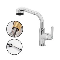 원홀주방 측면 씽크 개수대 거위목 싱크대수전셀프교체 수도꼭지, 원홀주방측면