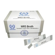 암브로티아 MRS550S5.5 MRS BROTH 스틱 5.5g x 100ea 과립형 배지 스틱 미생물 배양 실험 과학 연구소