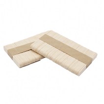 나무 우드스틱 왁싱 제모 커피 공예 도구 50PS 세트, 나무스틱/50매입