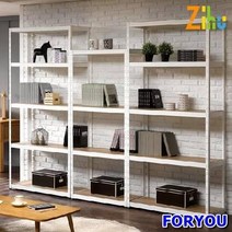 Foryou378 지후 빅사이즈 앵글선반 7단 앵글 철제 선반 조립식, 화이트, 상세페이지 참조