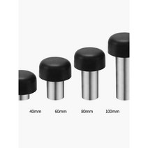 무타공말밥굽 현관 유리문 문 고정, 스테인레스 40MM 브러시 처리(펀칭X)