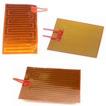 전기선 전선 모든 크기 커스텀 12V 24V DC 부드러운 전기 폴리이 미드 필름 히터 발열체 오일 탱크 3D 인쇄 190607, 32.5x90mm 10W 12VDC