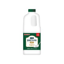 서울우유 더진한 플레인 요거트 순수 1800ml 2입팩, 1