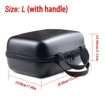 S/M/L 방수 내마모성 낚시 가방 가죽 충격 방지 스피닝 릴 보관 케이스 낚시 릴 가방 낚시 액세서리, 엘