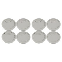 8Pcs 53Mm 드릴 구멍 플라스틱 홈 컴퓨터 책상 케이블 코드 그로밋, 한개옵션0