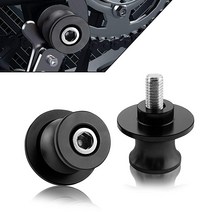 Green 8MM 오토바이 스윙 암 슬라이더 스풀 CNC 스윙암 스탠드 나사 가와사키 Z650 Z800 Z900 Z1000용103071, Black