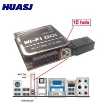 Wifi Go AW-NE186H AR5B125 802.11 b/g/n WIFI 카드 Asus Z97 Z87 Z370 P8Z77 Z490 B550M 컴퓨터 마더 보드, 한개옵션0