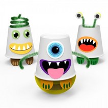 몬스터컵 과학키트 과학실험 몬스터오뚝이 과학도구, 265mm