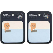 카카오프렌즈 리틀프렌즈 라운드 점착메모지, 리틀 라이언, 8개