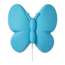 이케아 우플뤼스트 LED벽부착등 나비 블루 28x27x9cm 코드2.0m