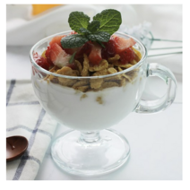 파사바체 손잡이 요거트볼 182~250ml, 10세트