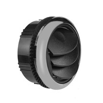 캠핑카 부품 범용 원형 에어컨 콘센트 75mm A/C 에어벤트 자동차 액세서리 교체가 편리함 크롬과 RV 버, 한개옵션0