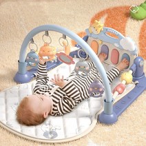 귀여운 베이비 동물왕국 블루투스 딸랑이 아기체육관 신생아매트 출산선물, 레드