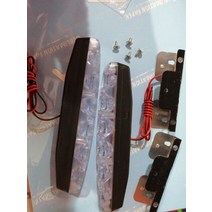 데이라이트 차폭등 데루등 2pcs 9led drl 라운드 자동차 안개 램프 운전 주간 주행 조명 헤드 화이트, 2 개 6 주도